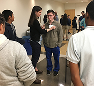 UC Irvine medical school applicants return to the Irvine campus to meet with faculty, staff and future medical school applicants.
