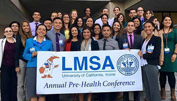 UC Irvine chapter of the Latino Student Medical Association at their annual conference.