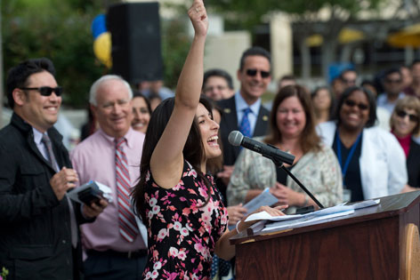 UC Irvine medical student Melissa Perez learns she's been accepted into an obstetric-gynecology residency at UC Irvine.