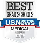U.S. News & World Report -- Best Medical School for Research 2018